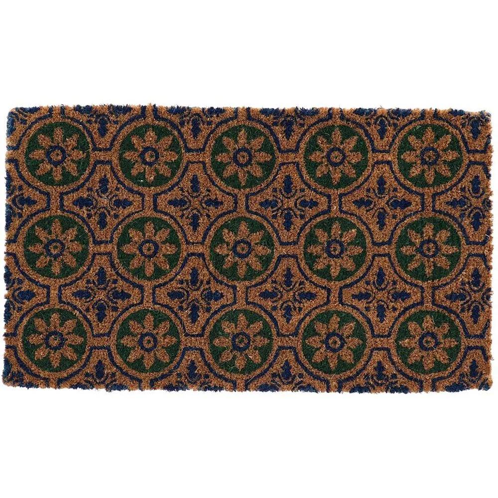Paillasson Motifs Fibres De Coco 75x45 cm Fleurs – ESSCHERT DESIGN - Image 3