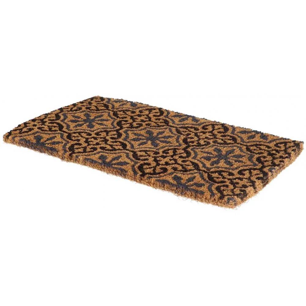 Paillasson fibres coco motifs 75 x 45 cm rosettes – ESSCHERT DESIGN - Image 9