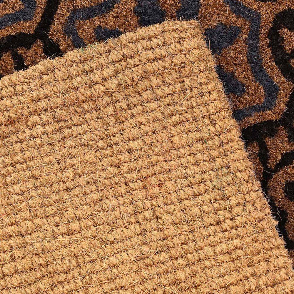 Paillasson fibres coco motifs 75 x 45 cm rosettes – ESSCHERT DESIGN - Image 3