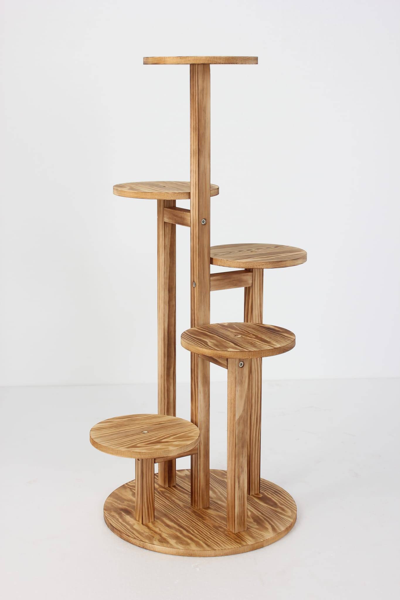 Ecloz - Ecloz - Support en bois pour 5 cache pots