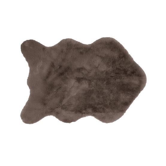 Ecloz - Ecloz -Tapis en coton imitation fourrure 60 x 90 cm