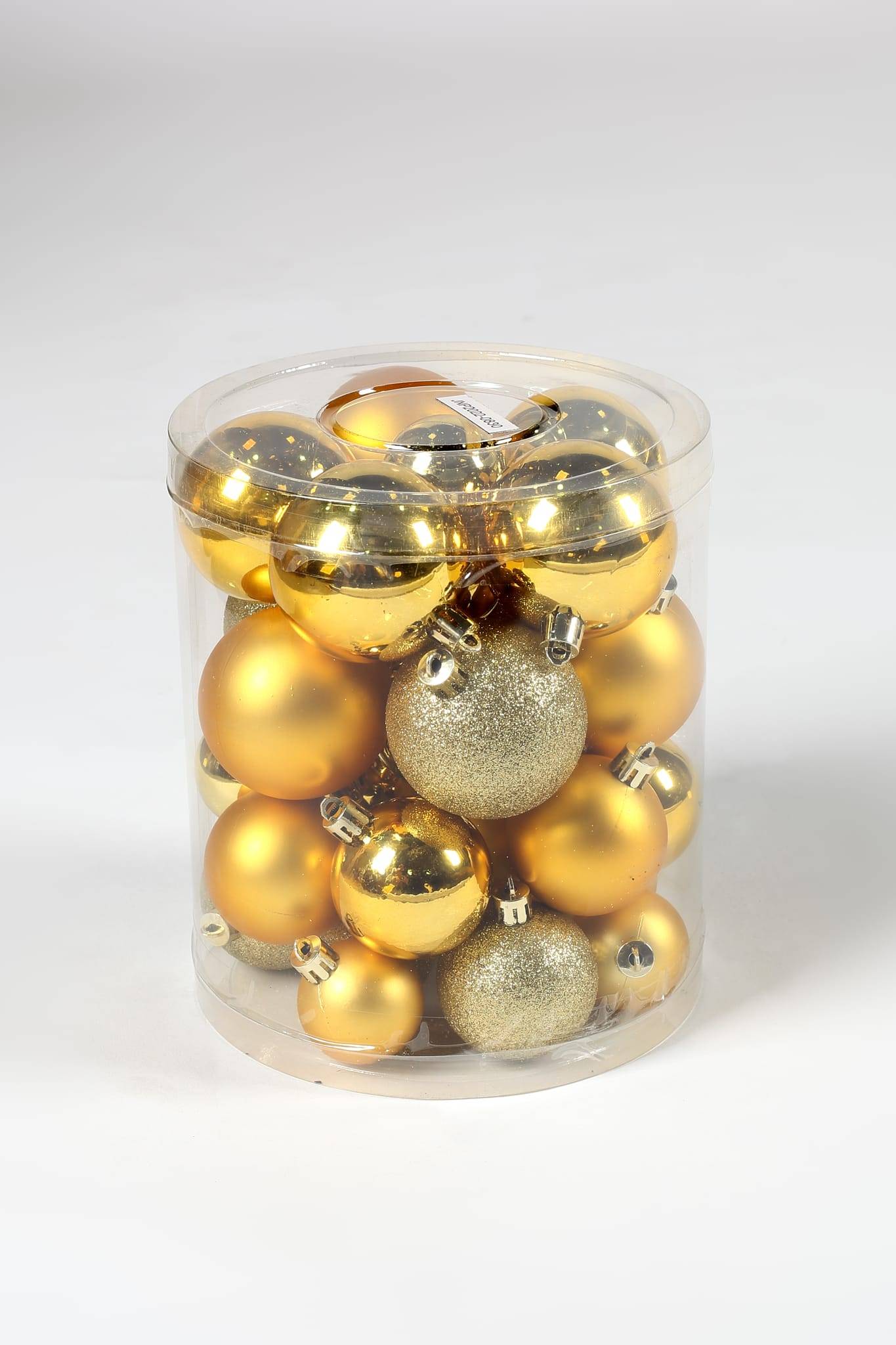 Ecloz - Lot de 30 boules de Noël incassables - doré - ECLOZ - Image 1