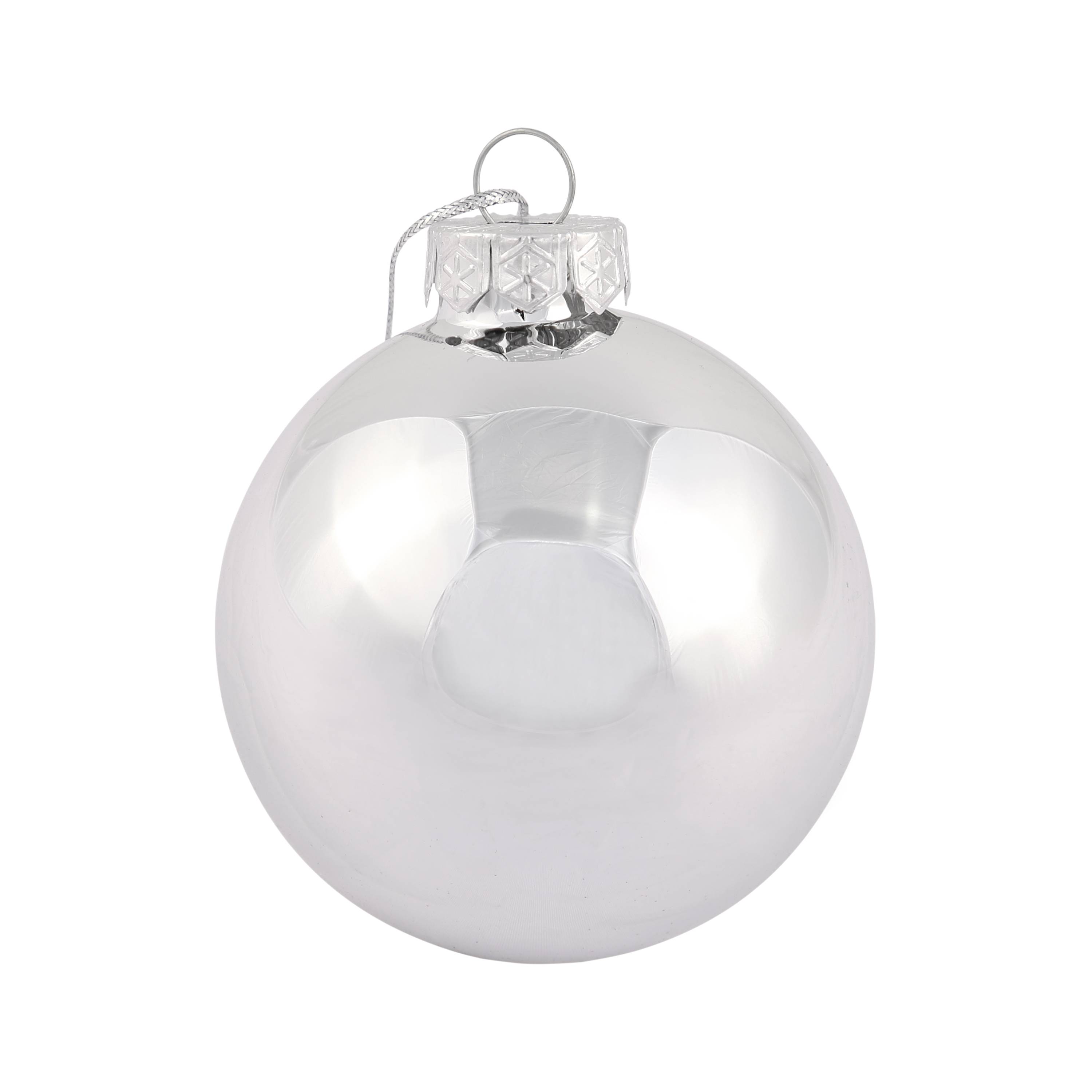 Ecloz - Lot de 8 boules de Noël en verre - argent et doré - Ø. 7 cm - ECLOZ - Image 3