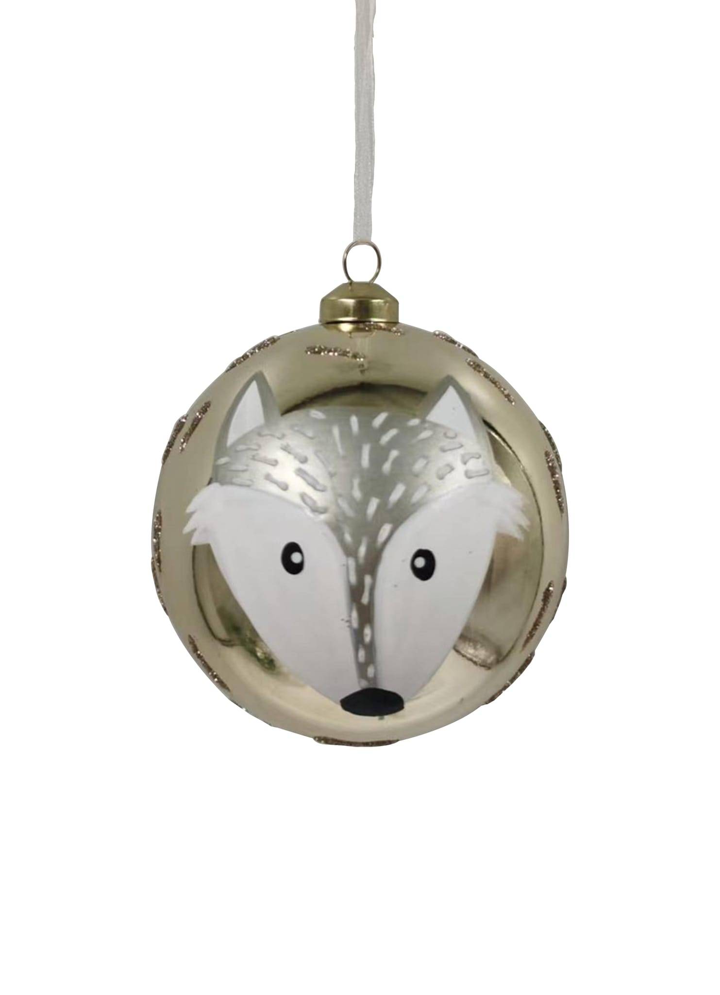 Ecloz - Boite de Noël en plastique Renard  Ø.8 cm - Ecloz - Imagen 2