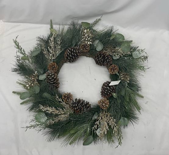 Ecloz - Couronne de Noël Sapin Pommes de Pin Ø.66 cm - Ecloz - Image 1