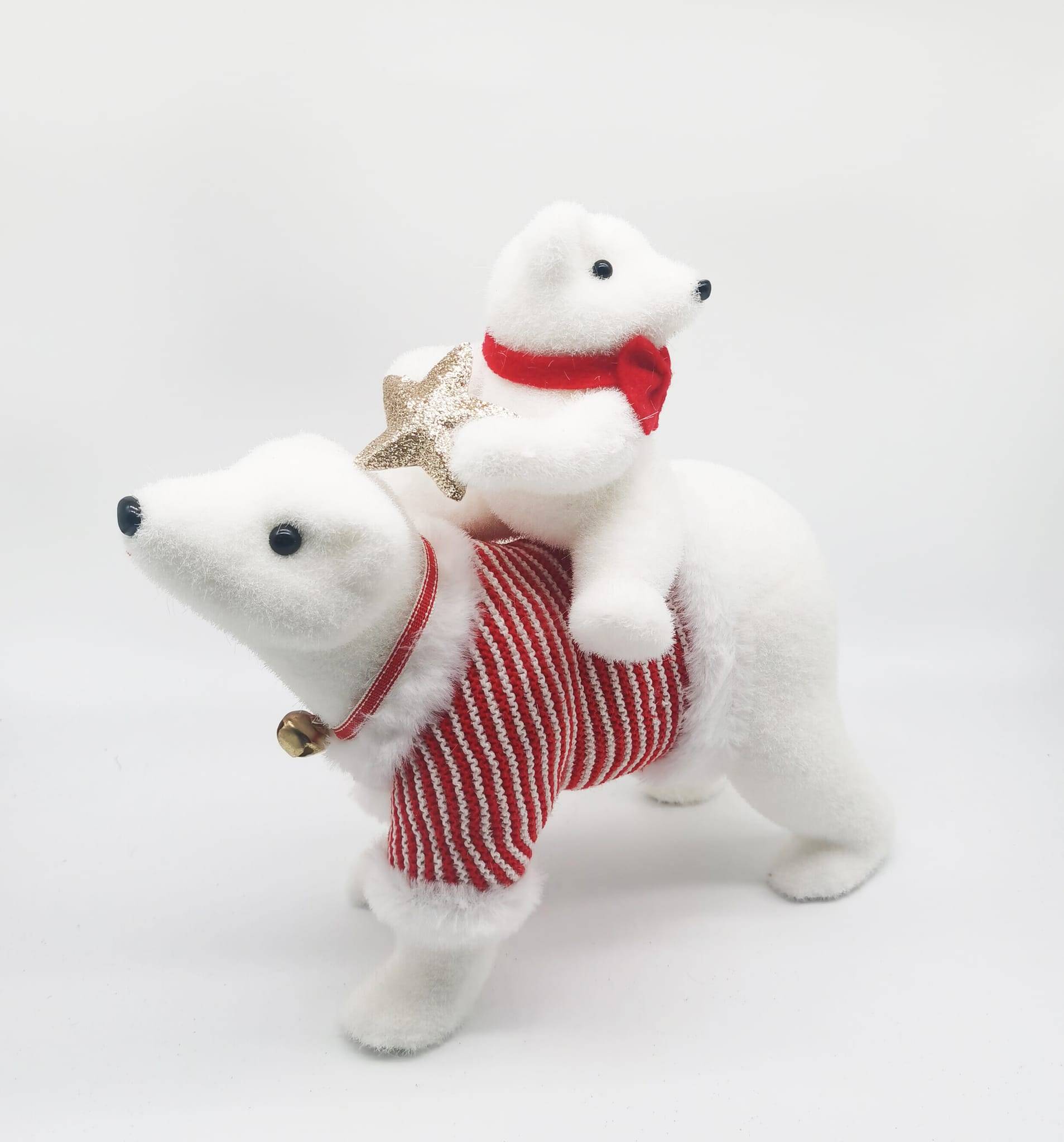 Ecloz - Ours polaire décoratif et son bébé- Ecloz