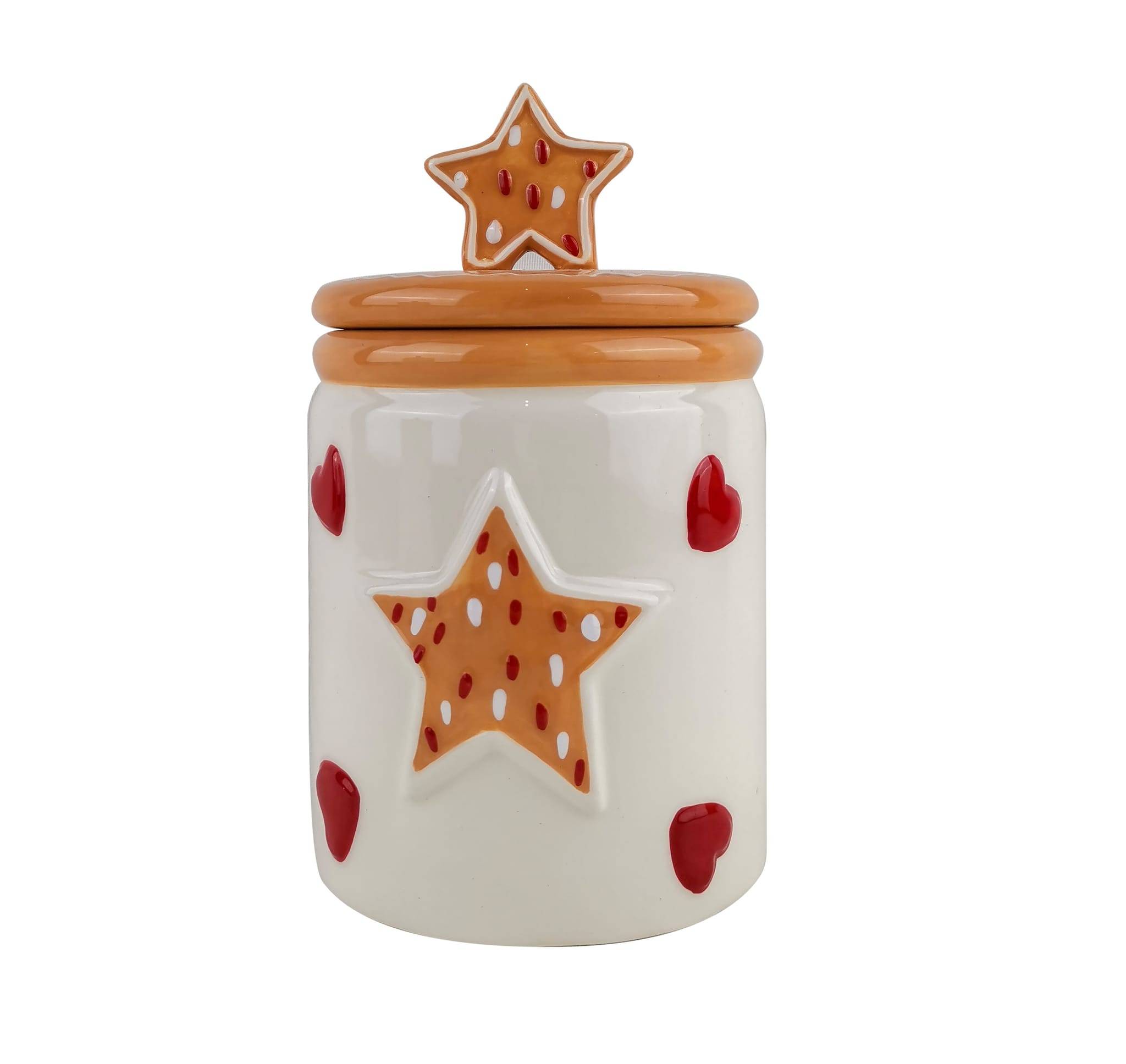 Ecloz - Pot à biscuits avec étoile, hauteur  19 cm- ECLOZ