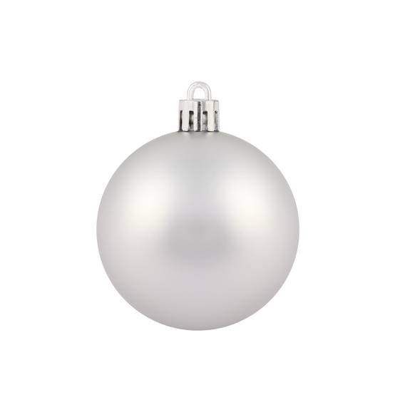 Ecloz - Tube de 10 boules de Noël incassables - argent - Ø 6 cm - ECLOZ - Image 6