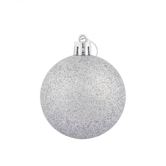 Ecloz - Tube de 10 boules de Noël incassables - argent - Ø 6 cm - ECLOZ - Image 4