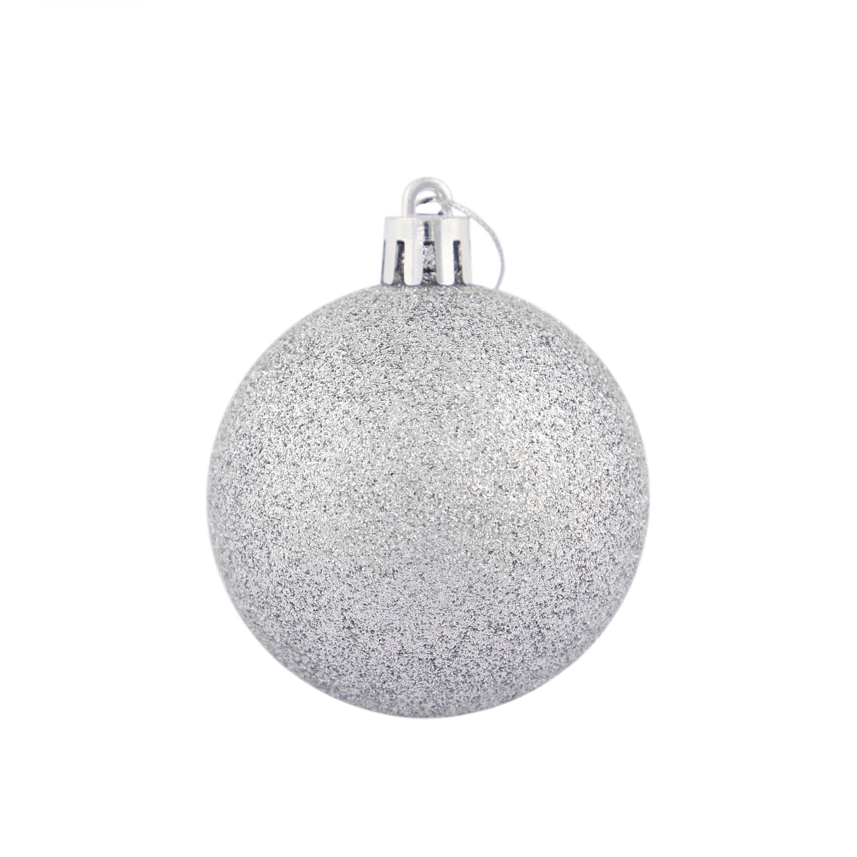 Ecloz - Tube de 10 boules de Noël incassables - argent - Ø 6 cm - ECLOZ - Image 4
