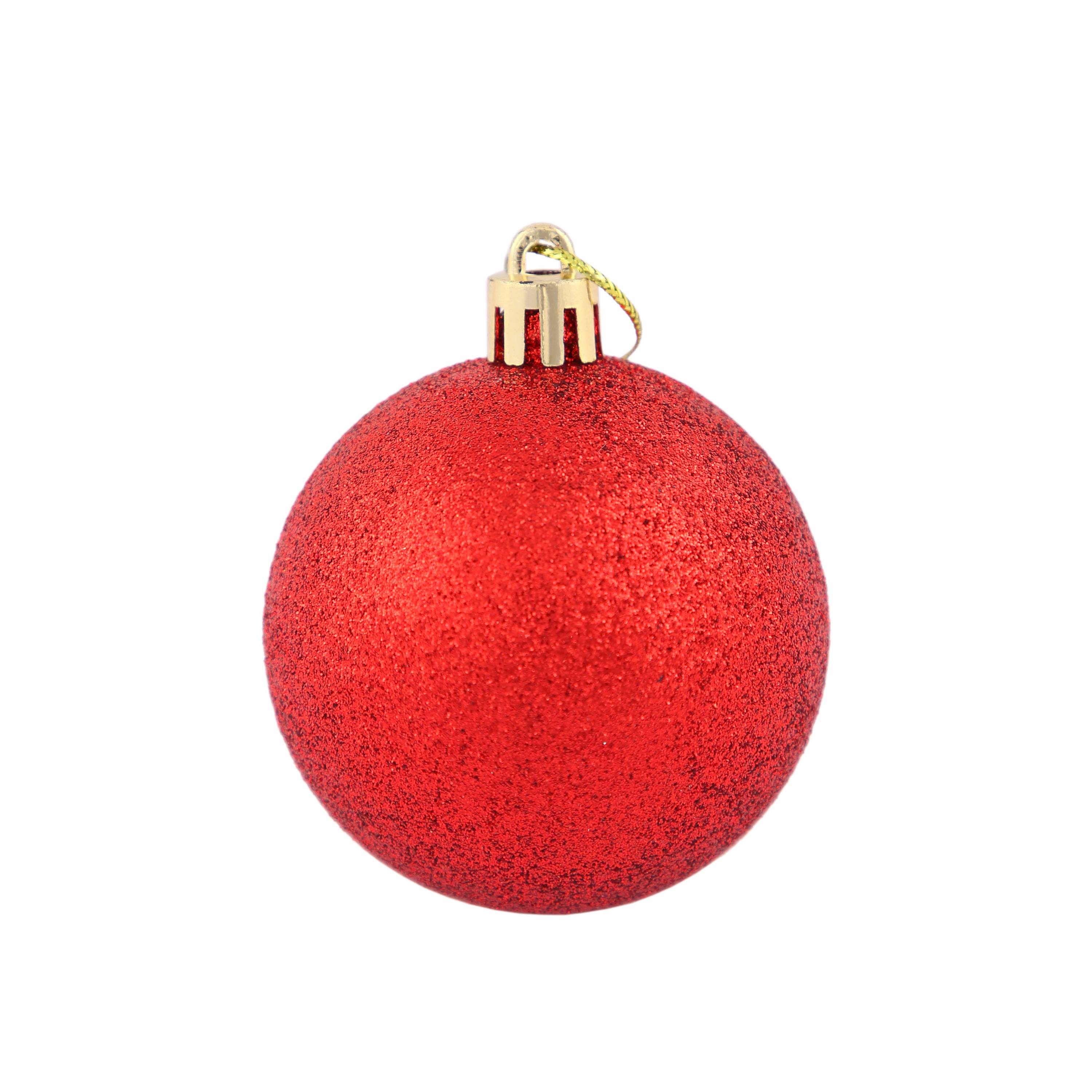 Ecloz - Lot de 10 boules de Noël incassables - rouge - Ø. 6 cm - ECLOZ - Image 5
