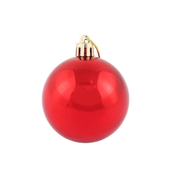 Ecloz - Lot de 10 boules de Noël incassables - rouge - Ø. 6 cm - ECLOZ - Image 6