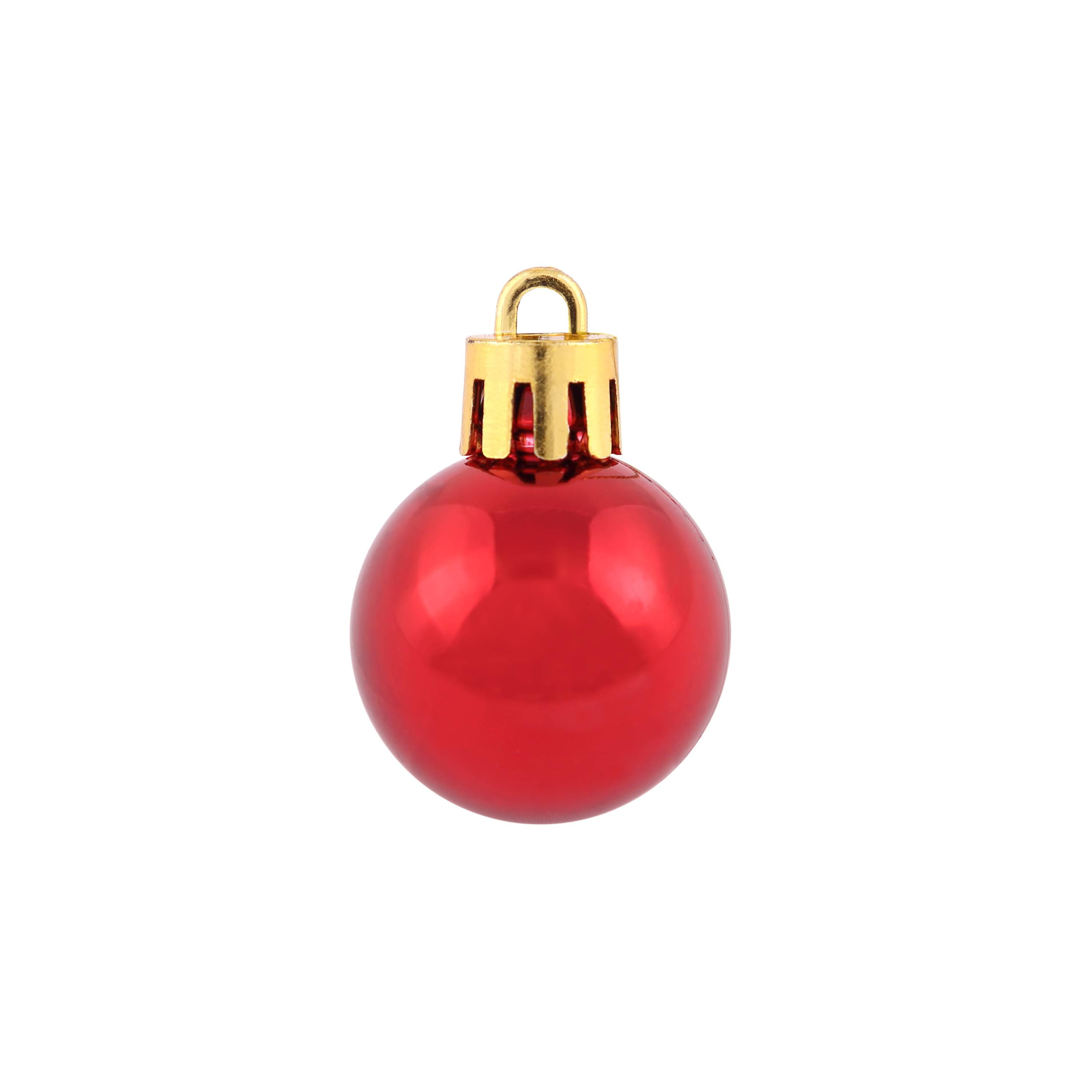 Ecloz - Tube de 10 boules de Noël incassables - rouge - Ø 3 cm - ECLOZ - Imagen 3