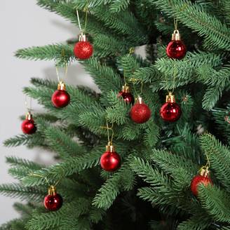 Ecloz - Lot de 10 boules de Noël incassables - rouge - Ø 3 cm - ECLOZ