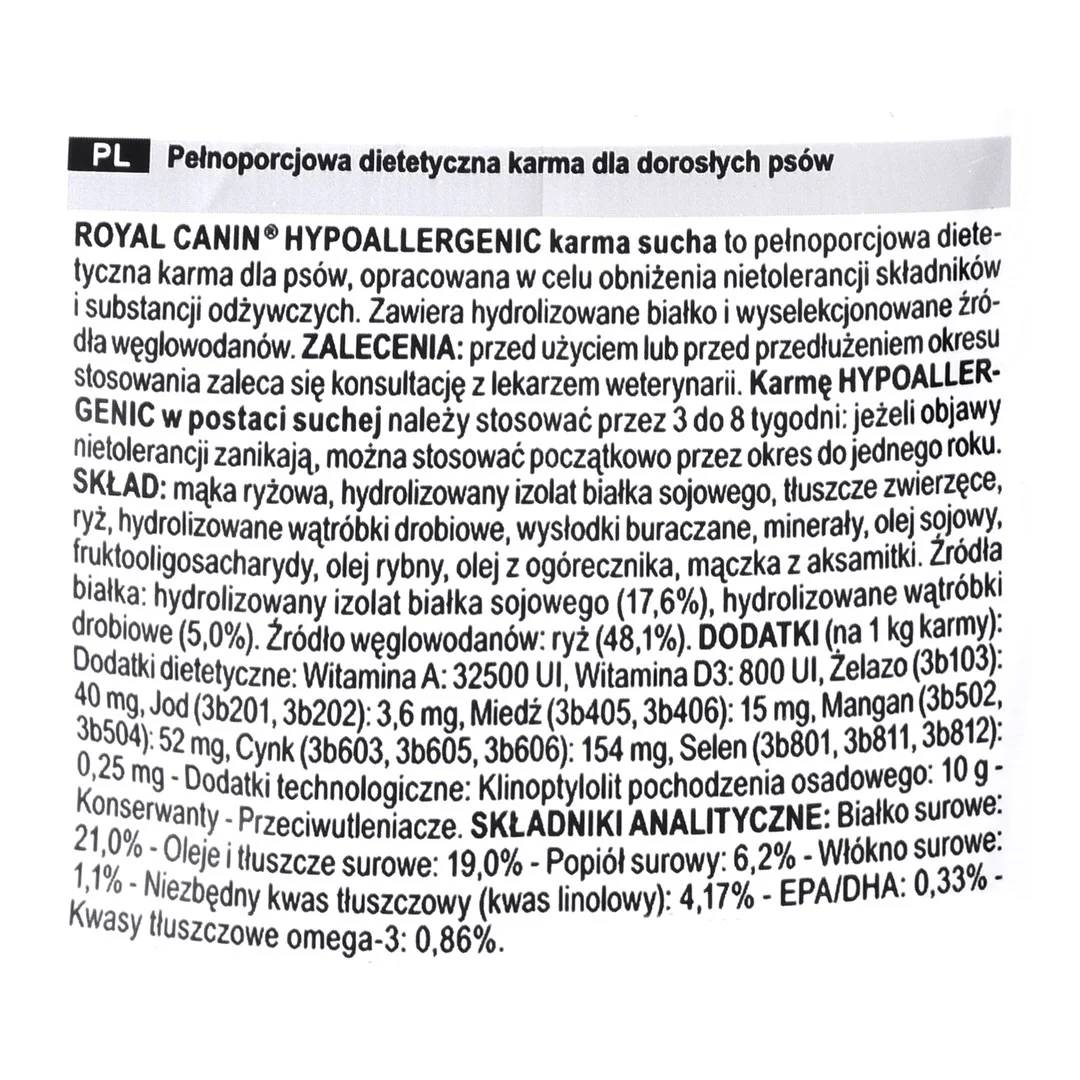Royal Canin - Veterinary Diet Nourriture Chien Hypoaller 2 Kg - ROYAL CANIN - Image 1