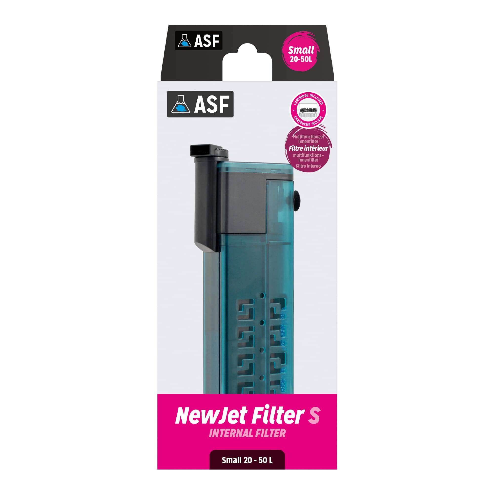 Filtro interior multifunción NewJet Filter L 13,40 l 10,00 H 29,50 cm - AQUARIUM SYSTEMS - Imagen 1