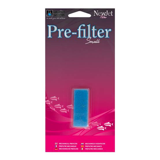 Préfiltre NewJet Filter Small L 10 cm l 1,5 cm H 20,5 cm - AQUARIUM SYSTEMS