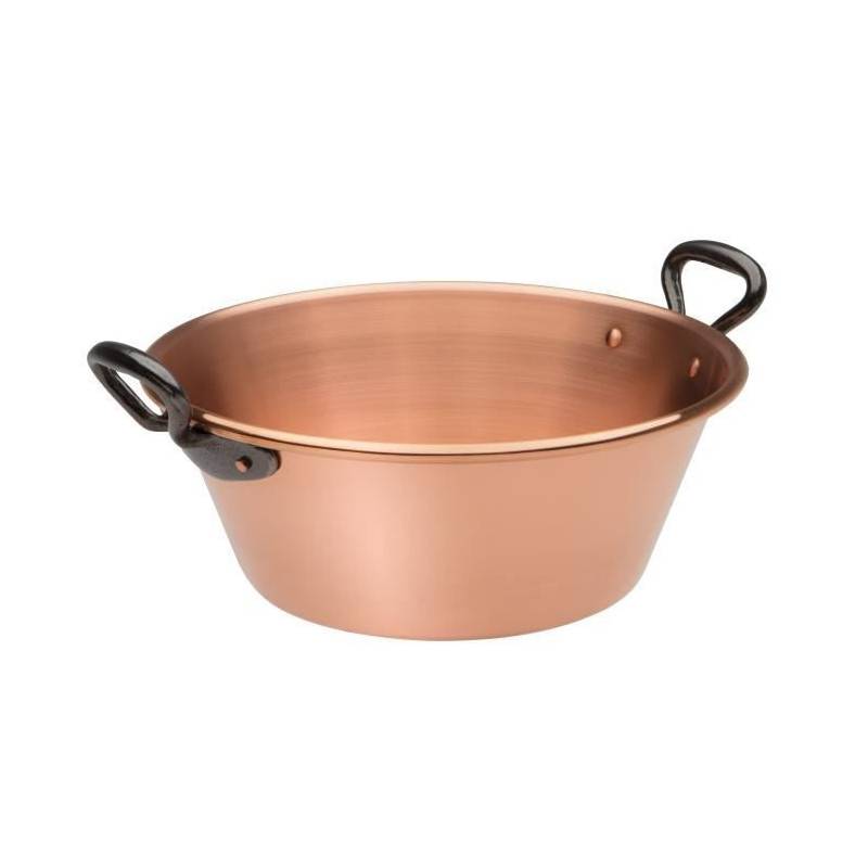 Baumalu - Bassine à confiture Cuivre Ø26 cm ép. 1,2 mm 3 L – Cuivre de France - Image 2