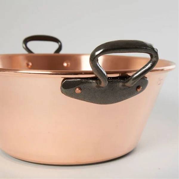 Baumalu - Bassine à confiture cuivre induction Ø26 cm ép. 1,7 mm  3 L –  Cuivre de France - Imagen 2