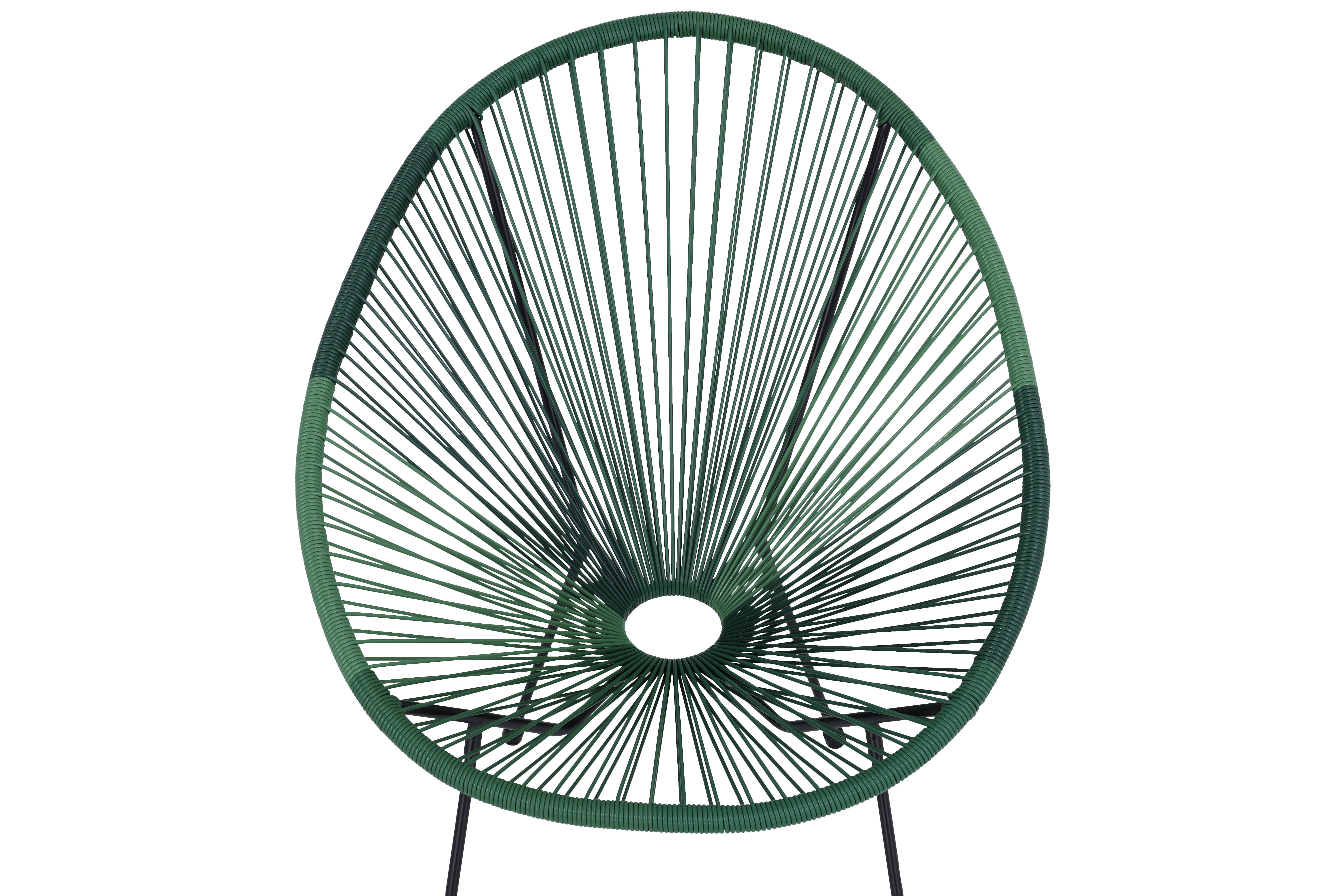 Ecloz - Fauteuil de jardin acier cordage camaieu vert Steph ECLOZ - Image 2