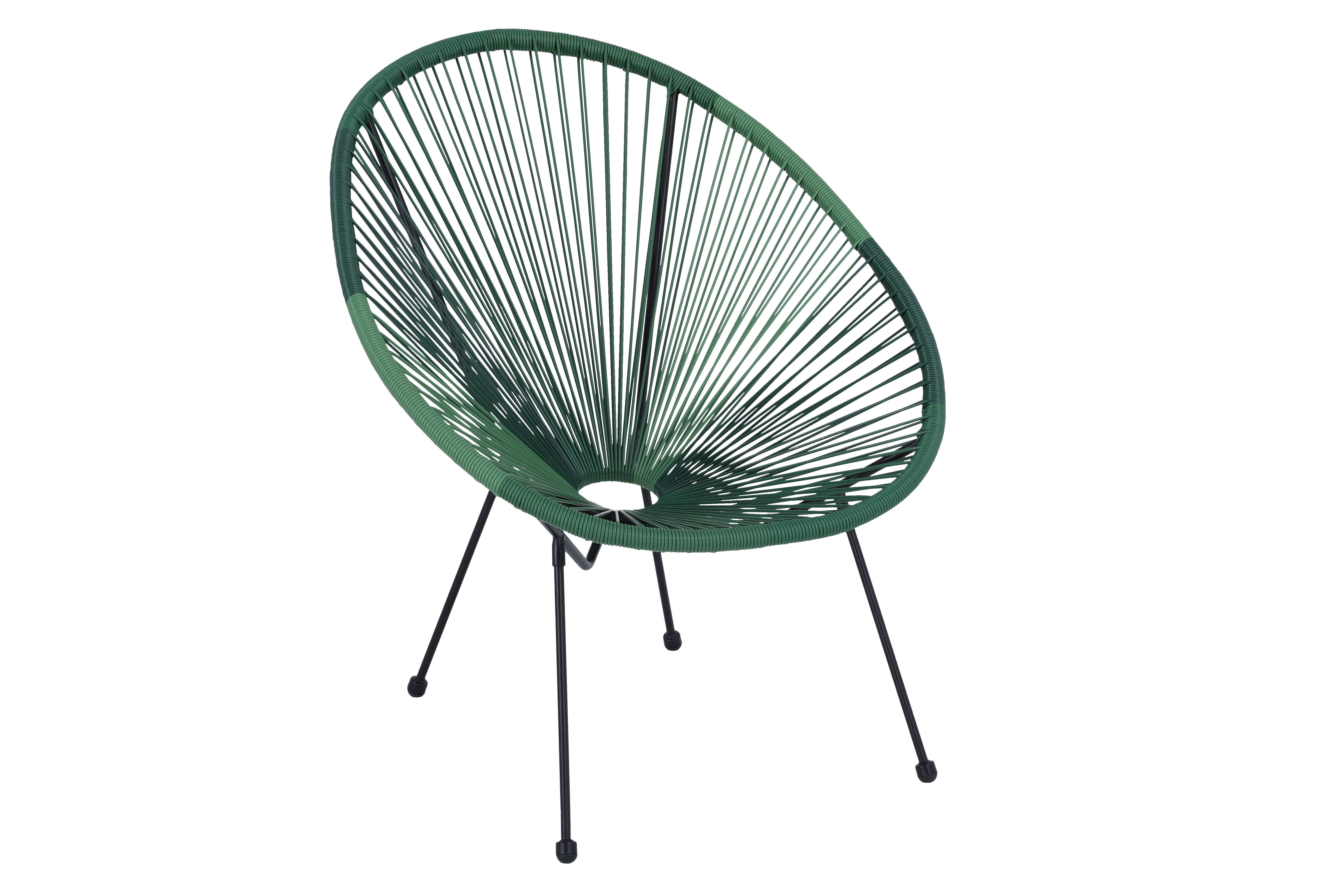 Ecloz - Fauteuil de jardin acier cordage camaieu terracotta Steph ECLOZ