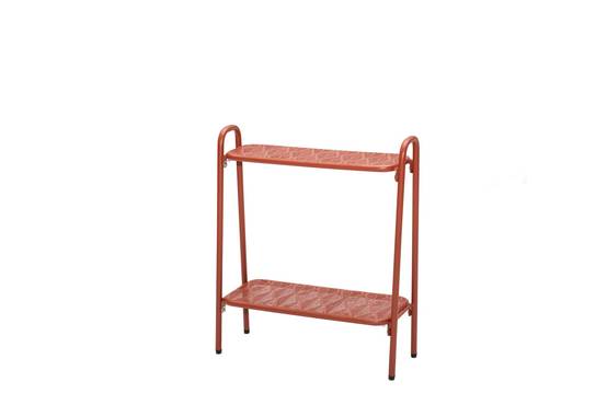 Ecloz - Etagère de jardin en acier couleur rouille H. 60cm ECLOZ - Image 1