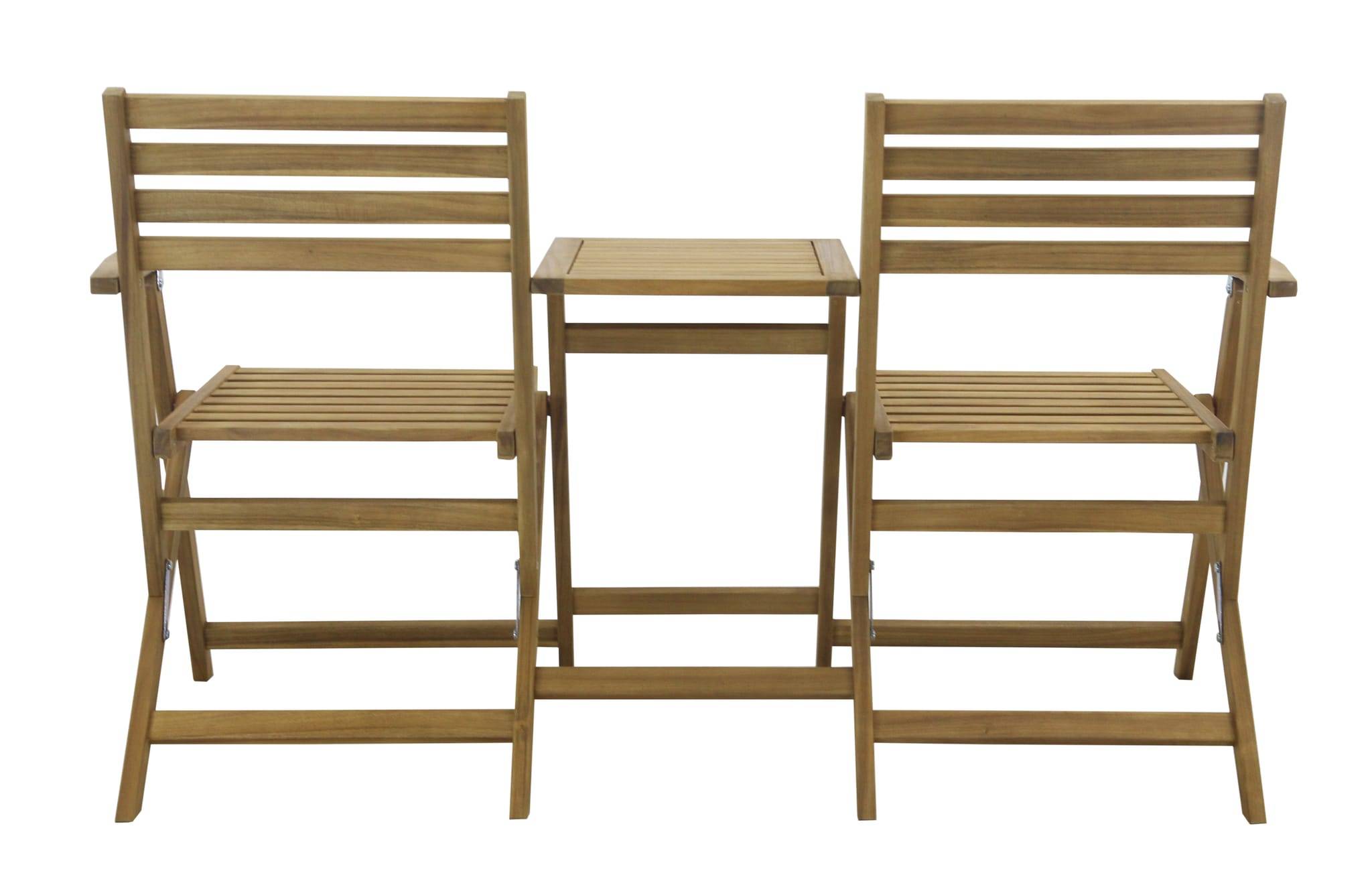 Ecloz - Banc Chaise de jardin bois 2 places Malicio ECLOZ - Imagen 4