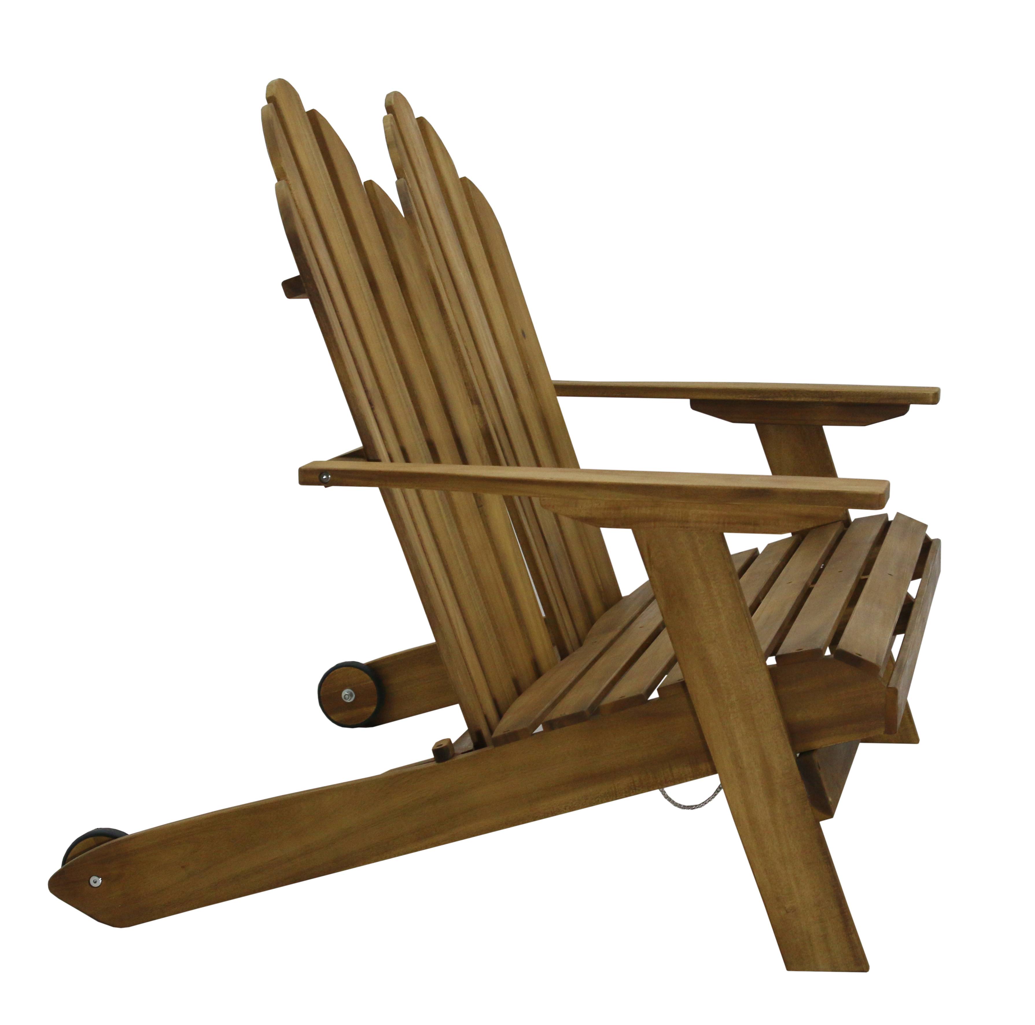 Ecloz - Fauteuil de jardin adironback bois 2 personnes Dublin ECLOZ - Image 2