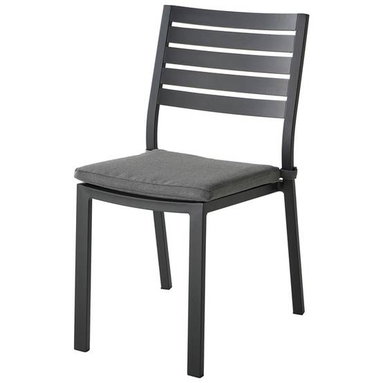 Ecloz - Chaise de jardin alu textilène graphite Dinan ECLOZ - Image 3