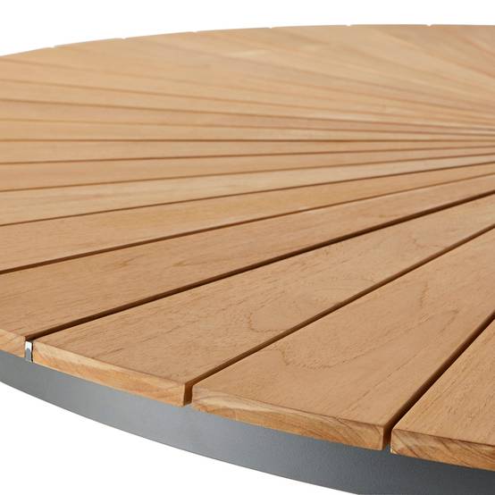 Ecloz - Table de jardin ronde végétalisable teck 6 personnes Flo ECLOZ - Image 2