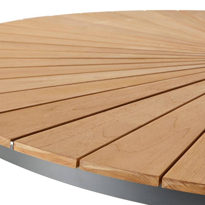 Ecloz - Table de jardin ronde végétalisable teck 6 personnes Flo ECLOZ - Imagen 2