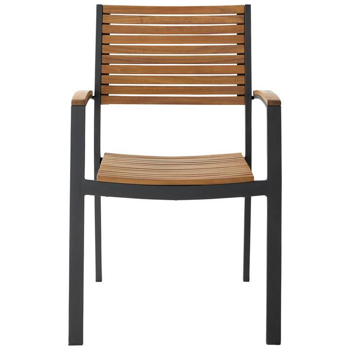 Ecloz - Fauteuil de jardin alu bois Noisette ECLOZ - Imagen 5