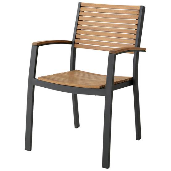 Ecloz - Fauteuil de jardin alu bois Noisette ECLOZ - Image 1