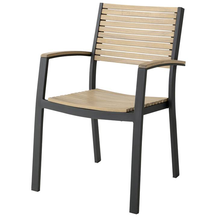 Ecloz - Fauteuil de jardin alu bois Noisette ECLOZ - Imagen 6
