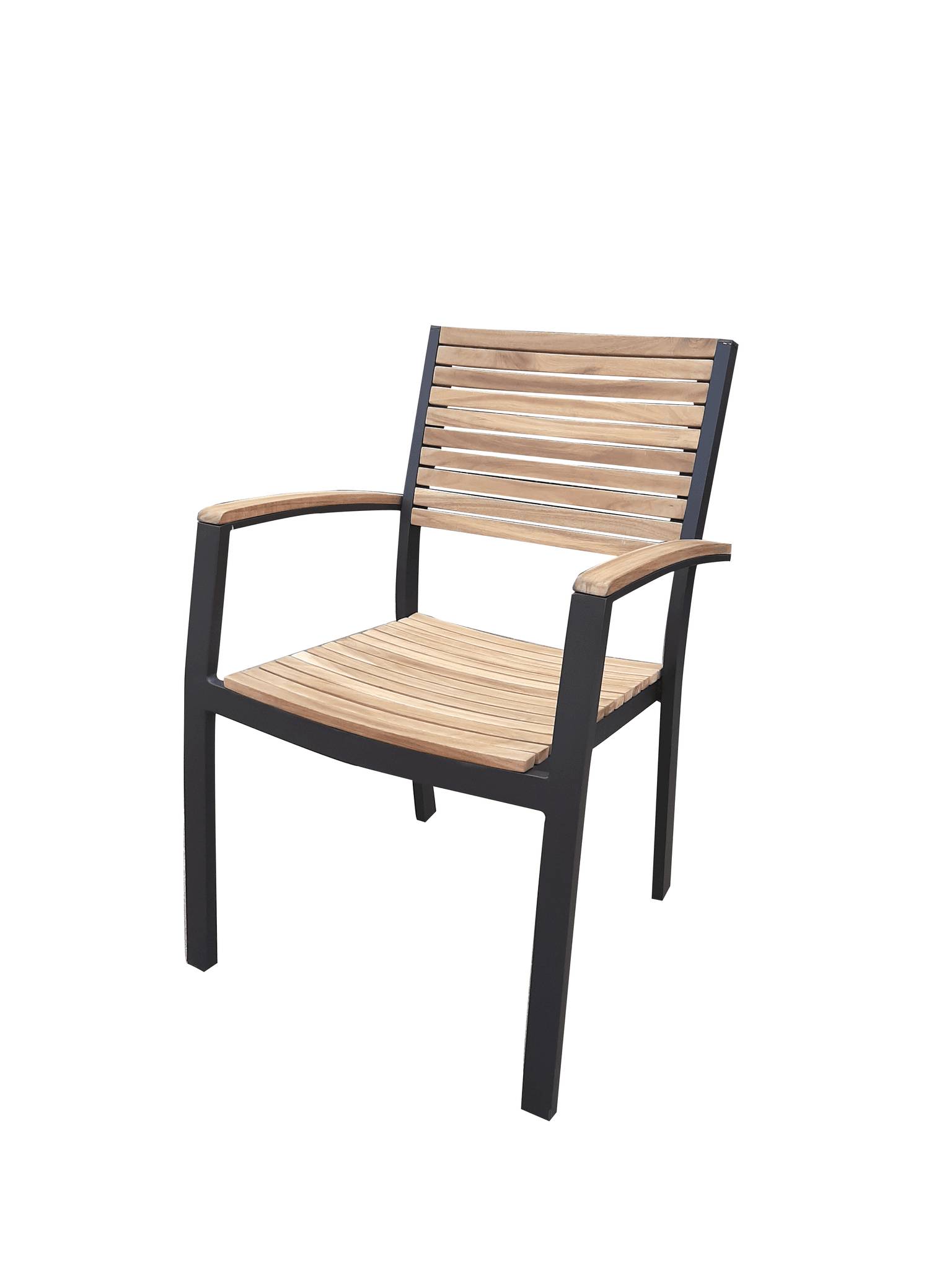 Ecloz - Fauteuil de jardin alu bois Noisette ECLOZ - Imagen 8