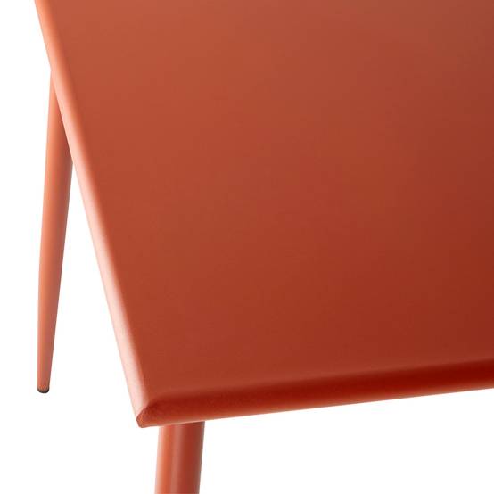 Ecloz - Table de jardin aluminium Evolution 4 personnes rouille ECLOZ - Image 2