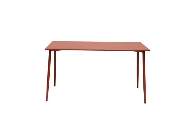 Ecloz - Table de jardin aluminium Evolution 4 personnes rouille ECLOZ - Image 1