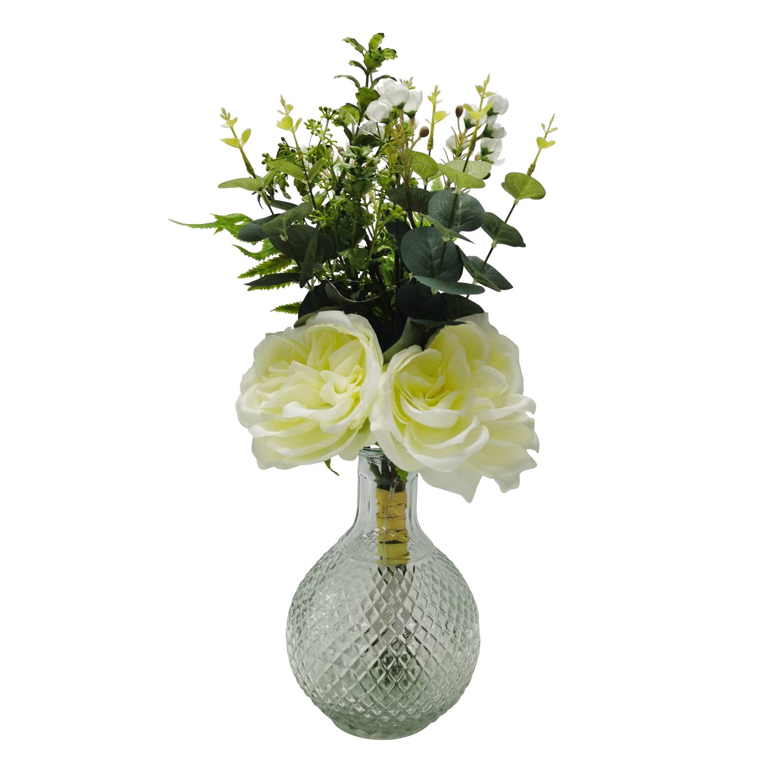Ecloz - Ecloz - Bouquet de fleurs artificielles Camille Blanc