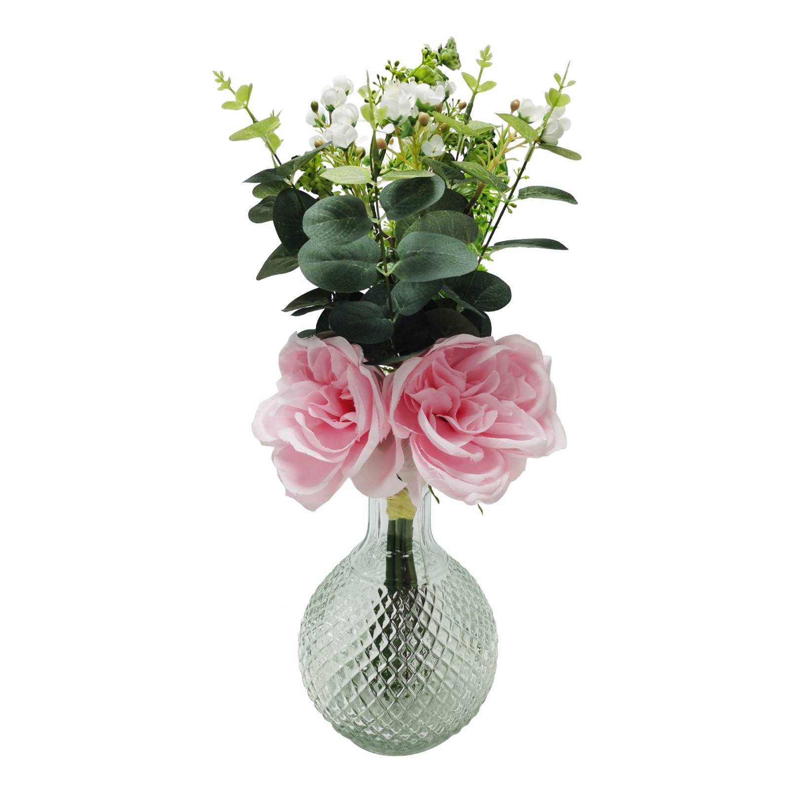 Ecloz - Ecloz - Bouquet de fleurs artificielles Camille Rose