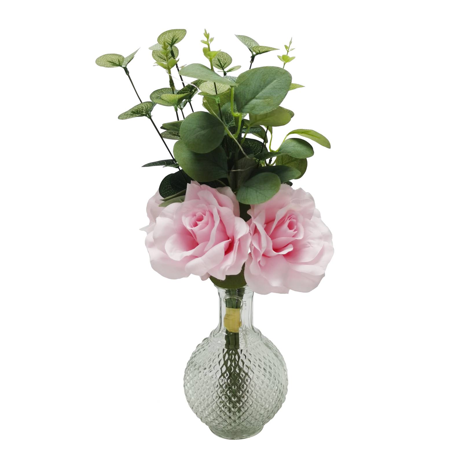 Ecloz - Ecloz - Bouquet de fleurs artificielles Clemence Rose