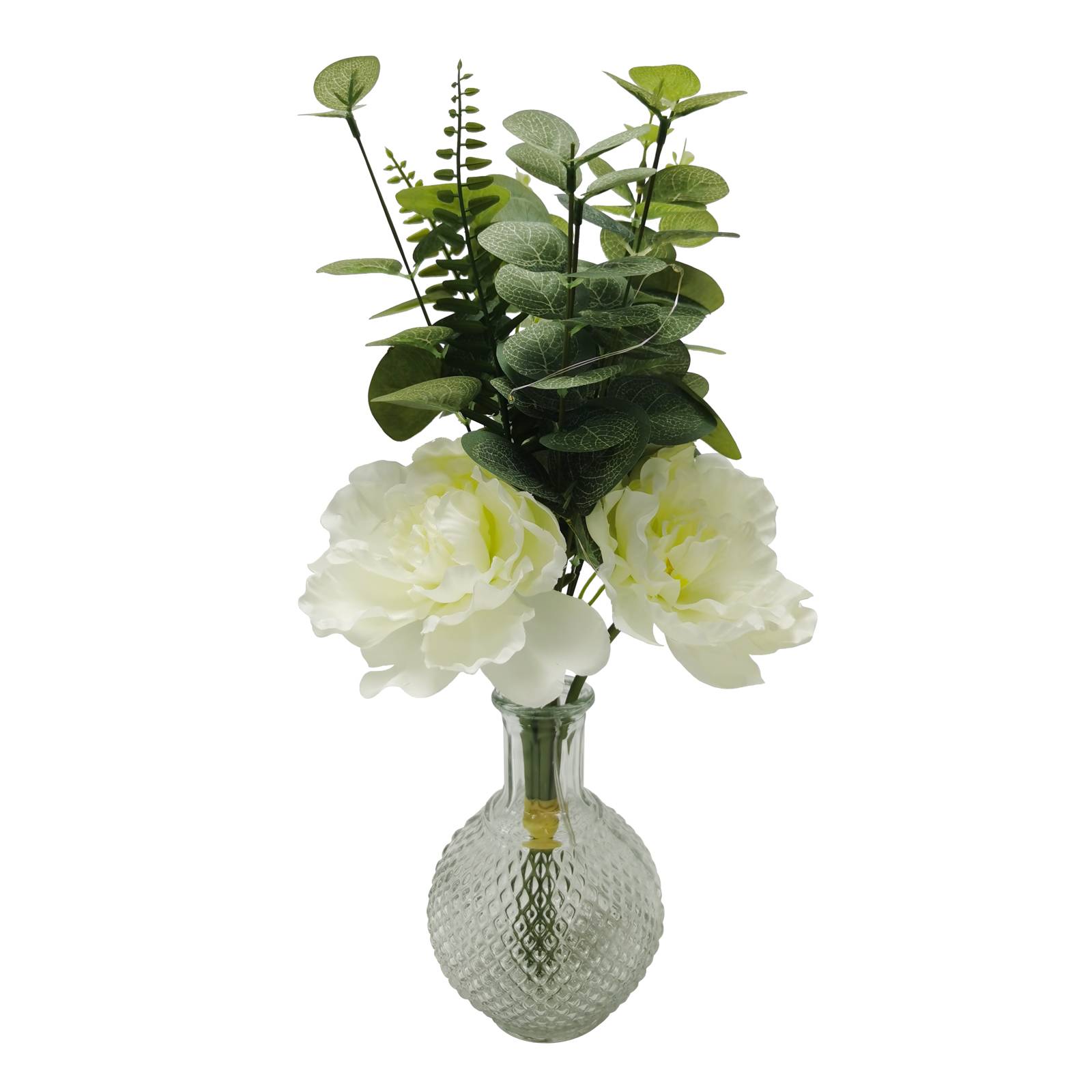 Ecloz - Ecloz - Bouquet de fleurs artificielles Alix Blanc