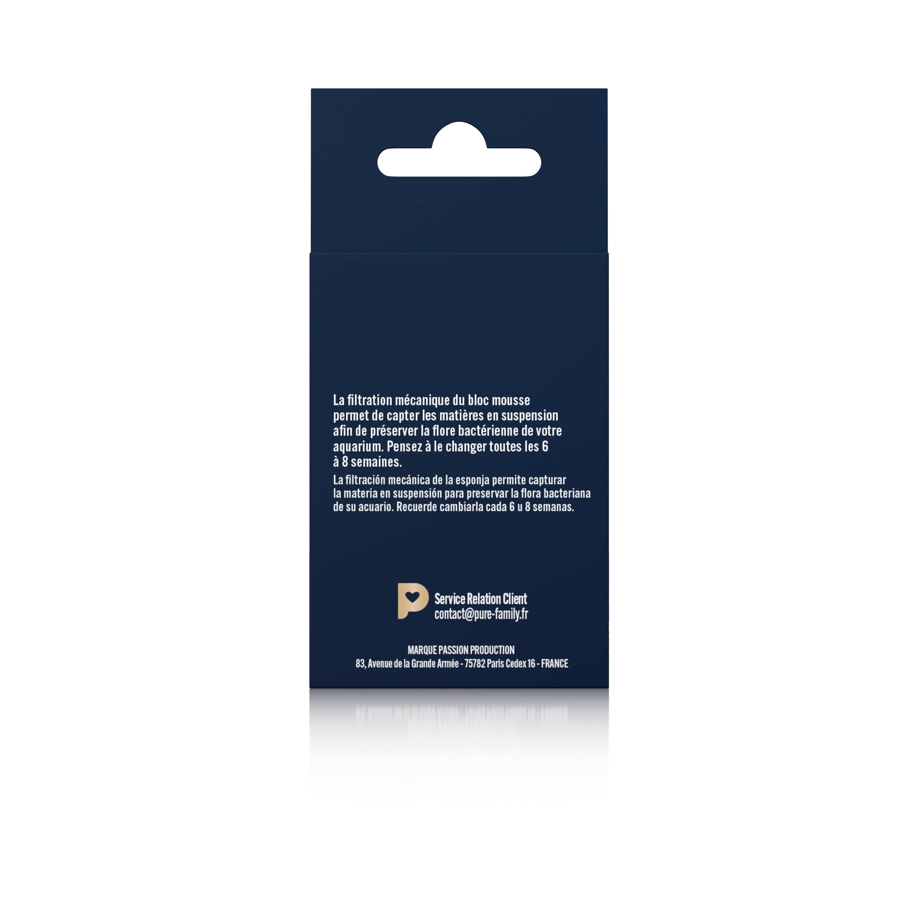 Pure Family - PURE FAMILY - Filtre mousse pour aquarium HARMONIE - Imagen 4