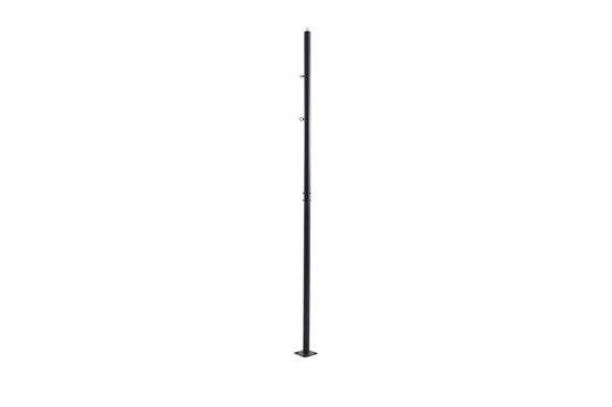 Ecloz - Mât voile d'ombrage H231cm acier effet bambou ECLOZ