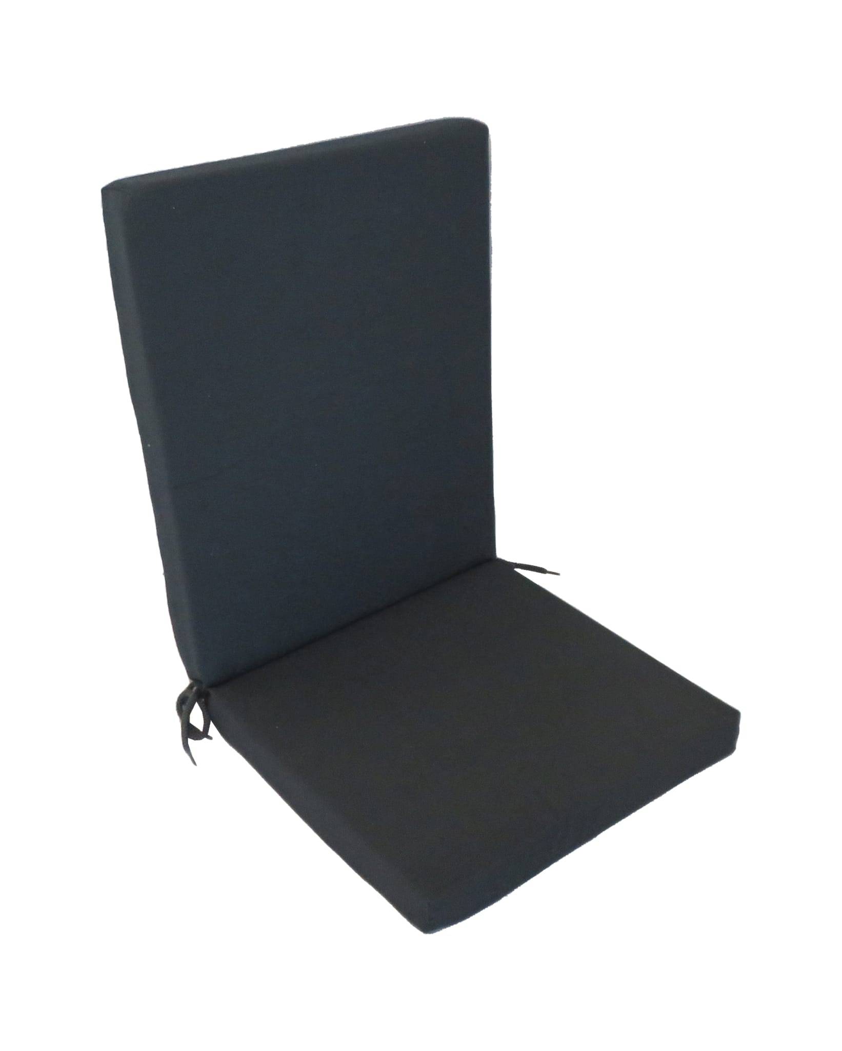 Ecloz - Coussin de chaise avec dossier imperméable 90x42cm ardoise - ECLOZ