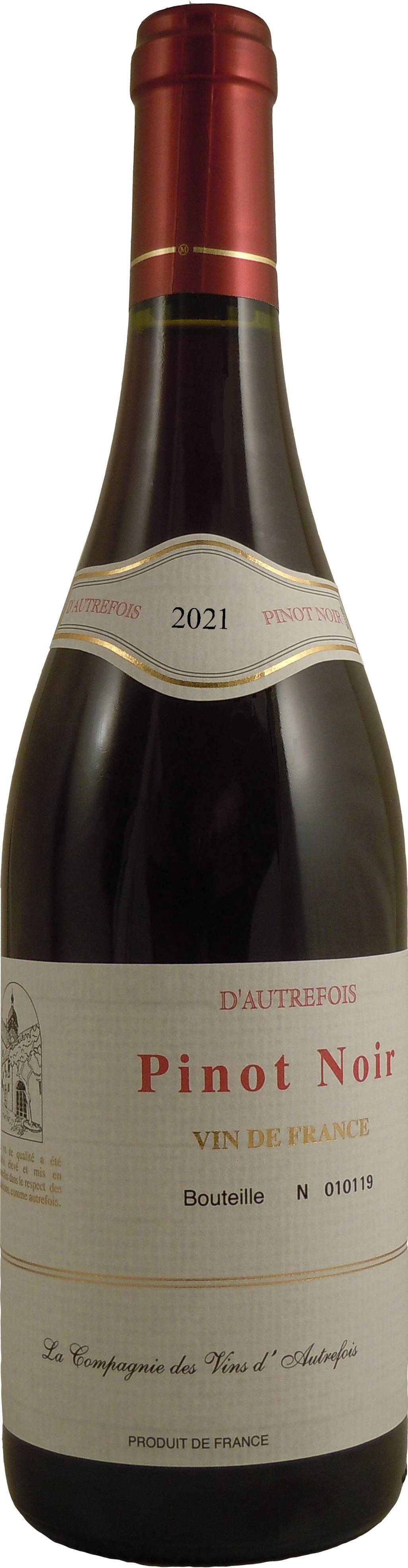 Compagnie des Vins D'autrefois - Pinot Noir d'Autrefois Vin de France 75 cl