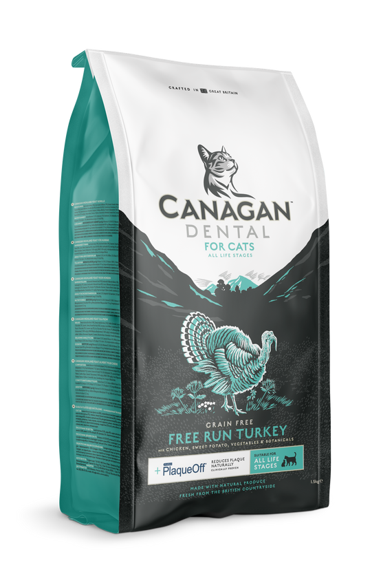 Canagan - Croquettes chat dinde sans céréales pour les dents 375 g - Canagan - Image 1
