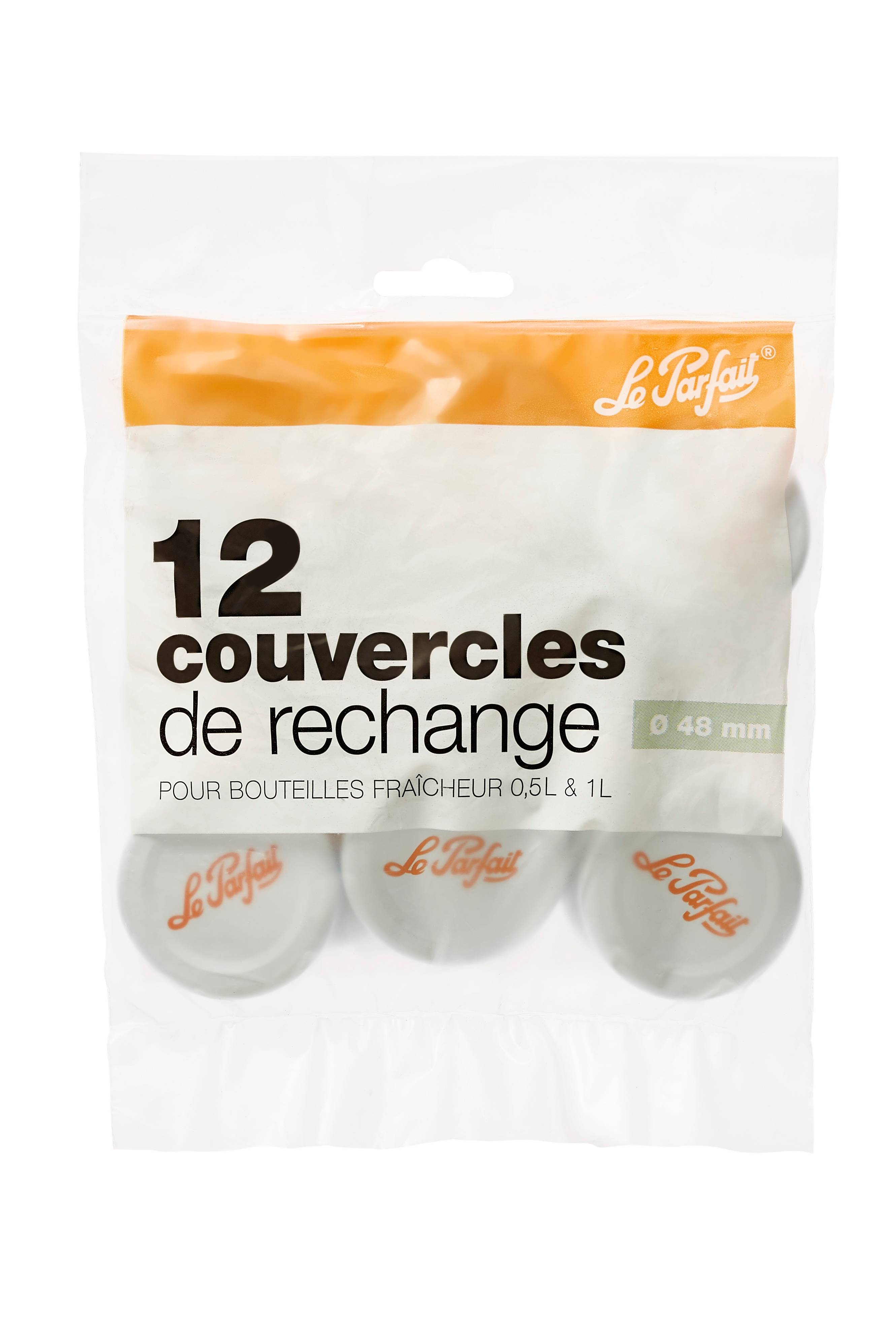 Le Parfait - Couvercles pour bouteilles fraîcheur Ø.48 mm x12 - Le Parfait®