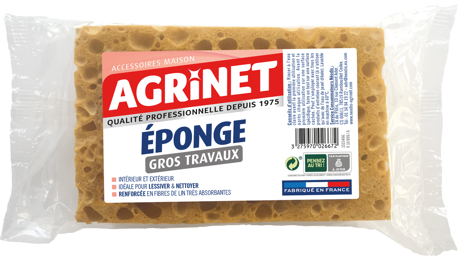 Agrinet - Eponge Gros Travaux