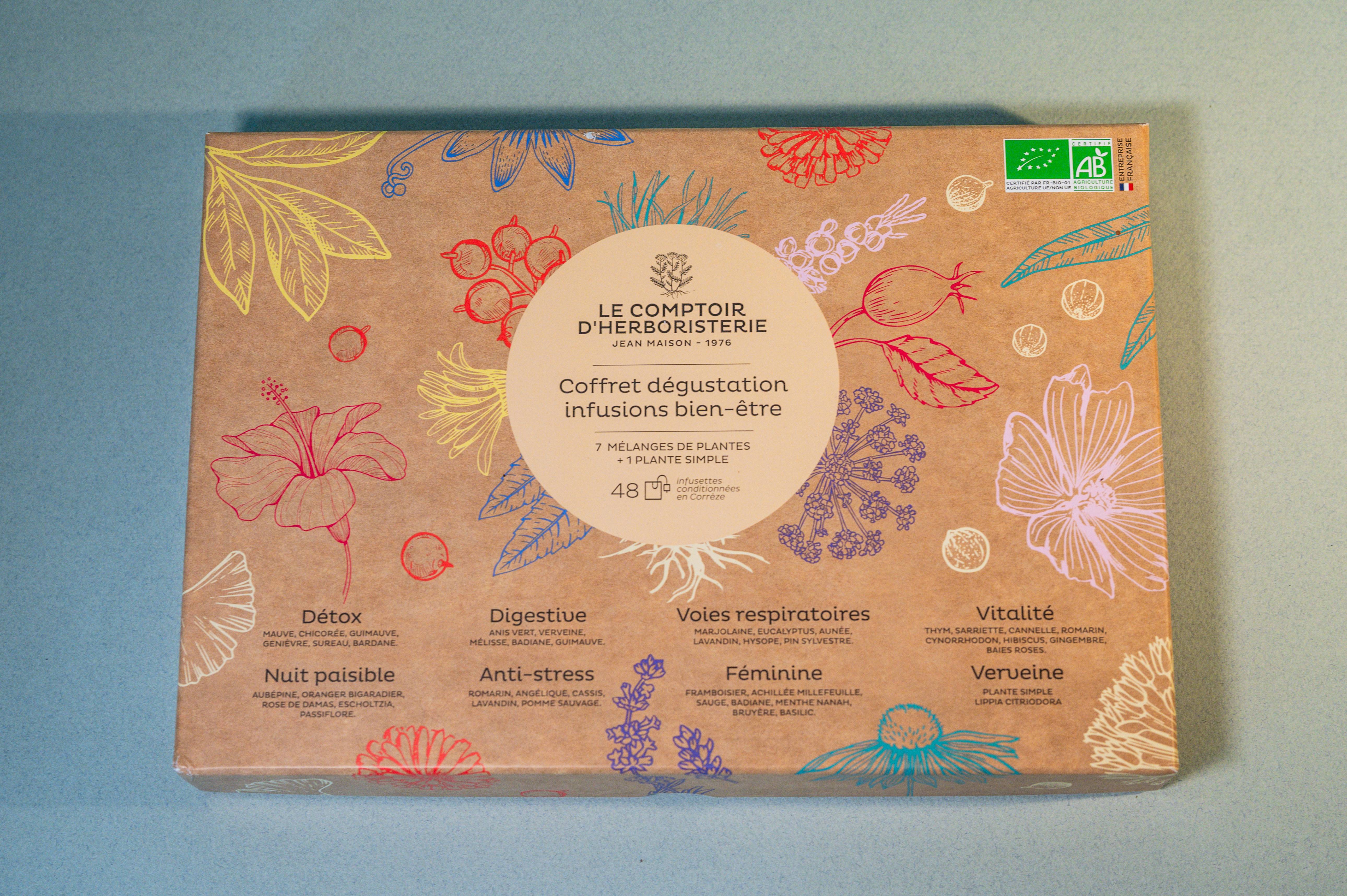 Le Comptoir D'Herboristerie - Coffret Dégustation 48 infusettes BIO 57,6 g - Le Comptoir d'Herboristerie - Imagen 3