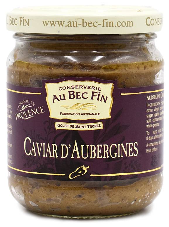 Tartinable très provençal à base d'aubergines, huile d'olive, ail et citron